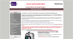 Desktop Screenshot of justcanon.com